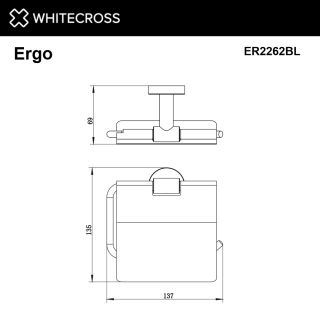 Держатель туалетной бумаги WHITECROSS Ergo ER2262GL золото